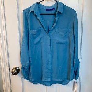 Apt 9 Ladies Blue Blouse Size M NWT